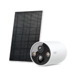 Solar-Powered Security Camera Kit, 1 × Tapo C425, 1 × Tapo A201