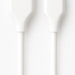 Cabo USB 2.0 Tipo C, Tipo C para A M/M, AWG28, PD 60W, Data 480Mbps, PVC, branco, 2m, Ecobag