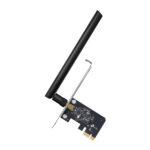 AC600 Dual Band Wi-Fi PCI Express Adapter, 433 Mbps at 5 GHz + 200 Mbps at 2.4 GHz, 1× High Gain External Antennas
