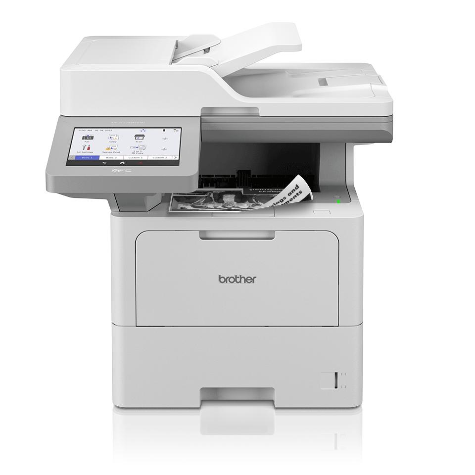 high_fae0428591d5f5ca31f967ae13bf070a.jpg MFC-L6910DN - Impressora multifunções laser monocromática de alto rendimento, duplex automático 4 em 1, rede cablada e WiFi opcional. Impressora | Copiadora | Scanner | Fax. Bandeja 520 folhas - Velocidade 50 ppm - Conexão móvel e cloud - Image 1