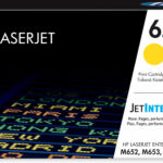 HP 655A Yellow Original LaserJet Toner Cartridge (CF452A)