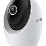Câmara Wi-Fi de segurança doméstica com IA com panorâmica/inclinação, 4K 8 MP (3840 × 2160), 2,4 G/5 GHz, 360º horizontal