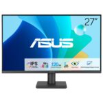 ASUS VA279HG Eye Care Gaming Monitor 27" -  IPS, FULL HD, 16:9 120HZ  (1920X1080), Luz Azul Reduzida, Flicker-Free, Black