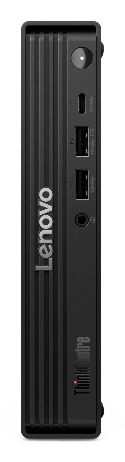 high_28a00a952e8d8e5d9ddcf68e90821fcbe704ecb1.jpg ThinkCentre M70q Gen 6, Intel® Core Ultra 7 265T vPro® (E-cores up to 4.60GHz, 30MB), W11P64 POR/ENG, 16.0GB, 1x512GB SSD M.2 2280 PCIe Gen4 TLC Opal, Intel® Graphics,BT 5.3,Intel®AX211vPro, Integrated Ethernet, 135W, 3YR Onsite,1 Year On-site, USB, Tradi - Image 1