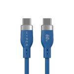 HyperJuice Flex USB-C Silicone Charging Cable - Blue