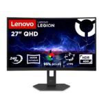 Legion 27Q-2c 27'' QHD  Gaming Monitor with Eyesafe (VA Panel, 240Hz, 0.5 MPRT, 400nits, 2x HDM 2.1 + DP, FreeSyncT Premium & Adaptive Sync, 99% sRGB, 90% DCI-P3,HDR400, ) - Lift/Tilt/Swivel Pivot