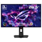 ROG Strix OLED Gen2 gaming monitor - 27'' (26.5 viewable) 1440p TrueBlack Glossy OLED, 240 Hz, 0.03 ms, Neo Proximity Sensor, ASUS OLED Care Pro, ELMB, G-SYNC® compatible, 99% DCI-P3, and DisplayWidget Center