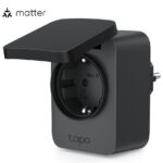Ficha exterior Wi-Fi inteligente, 200-250 V~ 50/60 Hz, carga máxima 16 A, rede Wi-Fi de 2,4 GHz, Bluetooth