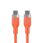 HyperJuice Flex USB-C Silicone Charging Cable - Orange