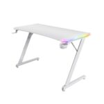 GXT709W Luminus RGB Gaming Desk - White