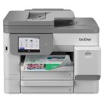 MFCJ5115DW - Impressora multifunções profissional de tinta A4, WiFi, dupla bandeja, frente e verso automático, tinteiros XL - Impressora A4 | Copiadora A4 | Scanner A4 | Fax A4 Visor tátil 10,9cm - 2 bandejas de 250 folhas - Multipropósito de 100 folhas