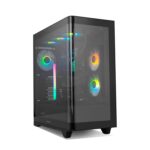 Nox Hummer Ether  - Curved Glass Mid Tower - Black