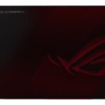 ROG Scabbard II Medium size gaming mouse pad with protective nano-coating for a water-, oil-and dust-repellant surface, with anti-fray, flat-stitched edges and a non-slip rubber base