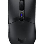 TUF Gaming M4 Wireless Gaming Mouse, dual wireless modes - Bluetooth/RF 2.4 GHz, 12,000 DPI Optical Sensor, 6 Programmable Buttons, PBT top cover with ASUS Antibacterial Guard, Black