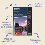Papel Mate A4 (50 Folhas)  » preço limitado ao stock existente na CPCDi