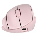 Rato ergonómico com inclinação HP 720M - Rosa 