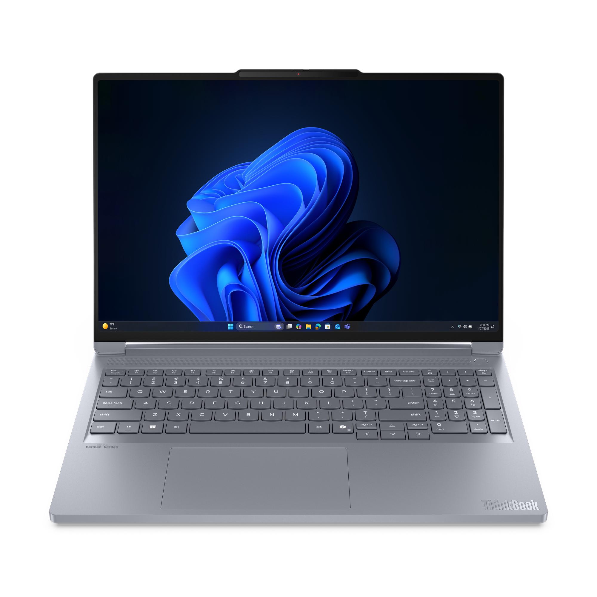 high_b327c9dd36e9221032001ecefc2c6426521b334a.jpg Lenovo ThinkBook 16p G6 IAX Ultra 9: Intel® CoreT Ultra 9 275HX (up to 4.60GHz, 36MB), 16" 3.2K, W11P64 POR/ENG, 32GB, 1TB SSD PCIe Gen4, NVIDIA® RTXT 5060 8GB, BT 5.4, Wi-Fi 7, FPR, 1080P IR, 85Wh, 300W, 1YR Premier NBD, Backlit, Luna Grey-Portuguese. - Image 1