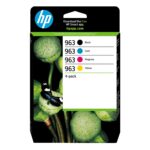 HP 963 CMYK Original Ink Cartridge 4-Pack